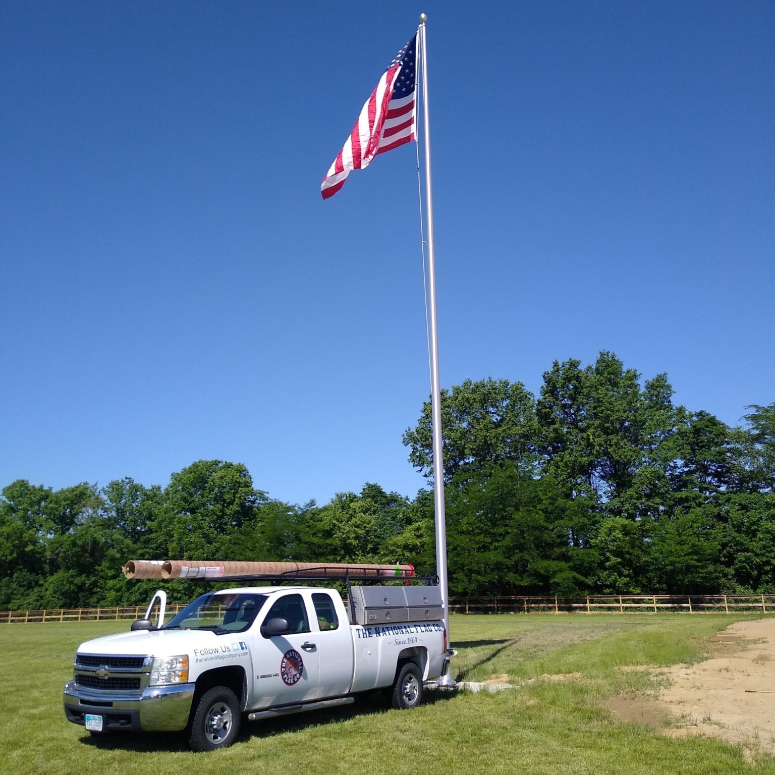 Flagpole Installation The National Flag Company